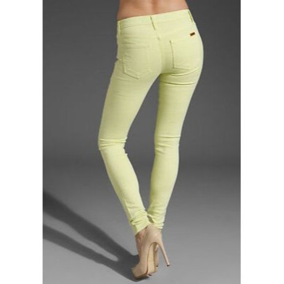 JOE's Jeans YELLOW Sunny THE SKINNY Denim PF2428 SLIM Straight ( 27 )